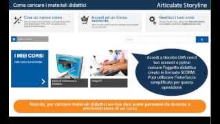 4 - Come usare Storyline con Docebo: caricare in LMS un Learning Object