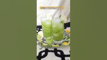 Cucumber Lemonade Recipe |Lemonade|Summer Drinks #summer #drinks #lemonade #food #recipe #cool #easy
