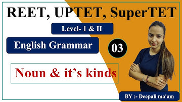 UPTET, REET, SuperTET - 2021 | English Grammar | English By Deepali ma