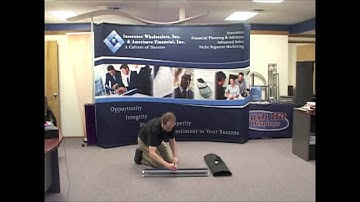 How to Set up Banner Stand Trade Show Display
