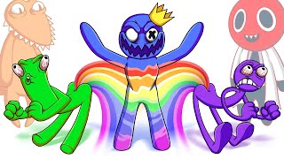 FUNNY RAINBOW STORIES: Rainbow friends in funny life situations | Rainbow friends animation