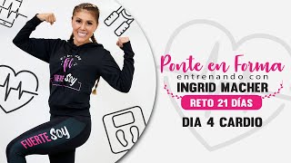 Cardio Intenso para bajar el DOBLE de peso | RETO DIA 4  | #PonteenformaconIngridMacher by Adelgaza20 con Ingrid Macher, 19,744 views 3 years ago 7 minutes, 22 seconds