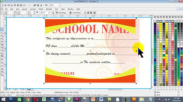 Create a Professional Certificate in CorelDRAW Coreldraw Tutorial.