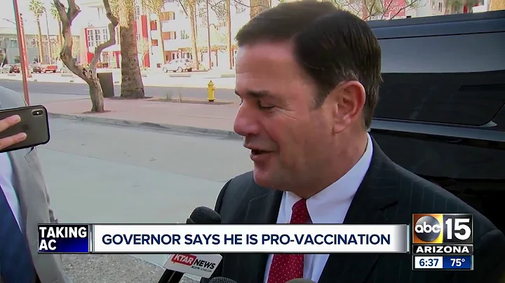 Governor Ducey affirms Arizona is a 'pro-vaccination' state
