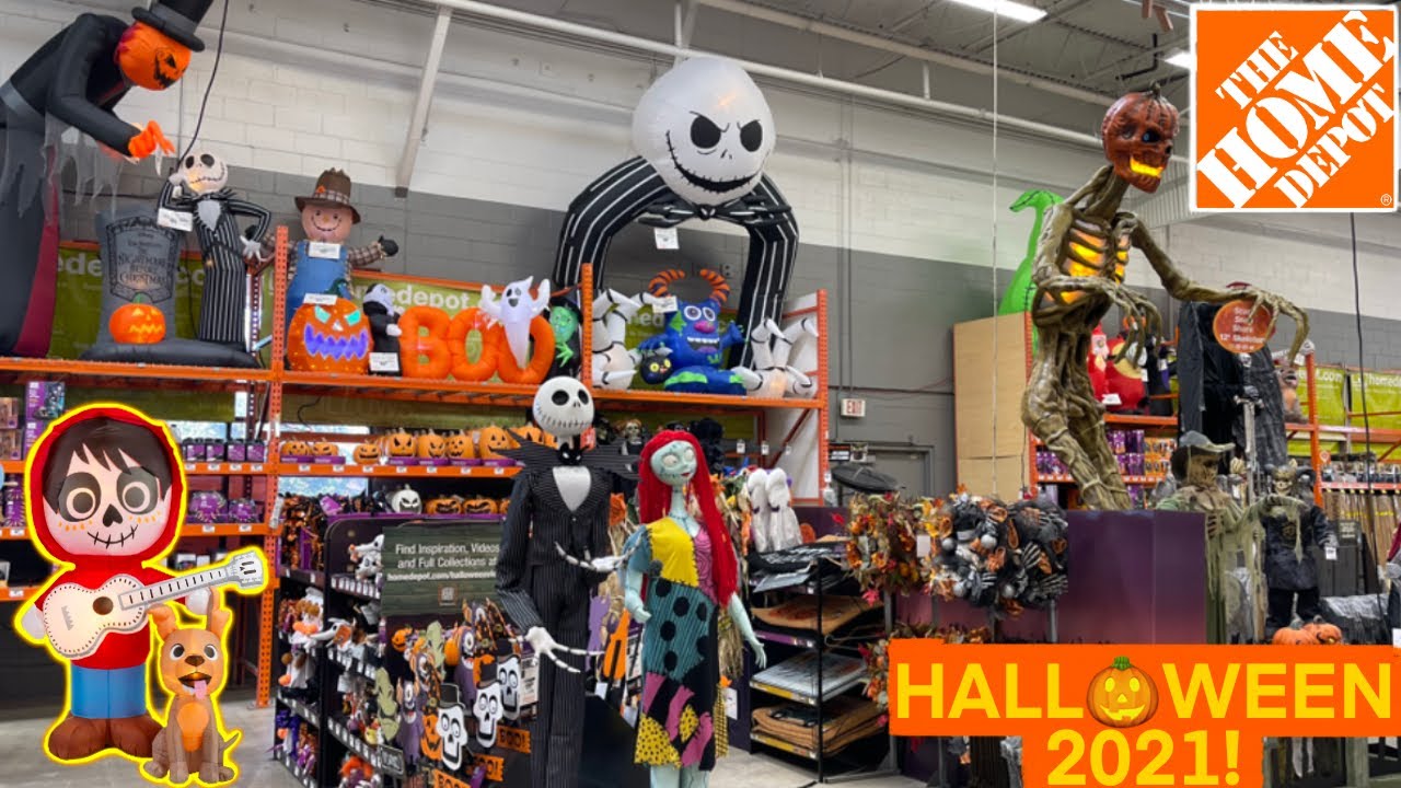 Halloween At Home Depot 2021 Full Walkthrough Of All Animatronics And