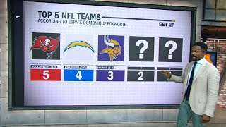 Domonique Foxworth's NFL Power Rankings after Week 1: Will the Vikings surprise us? | Get Up