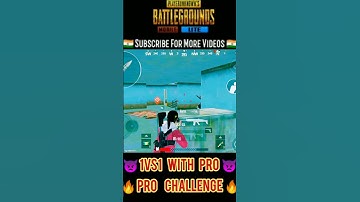 👿 1 VS 1 WITH PRO PLAYER 👿 PRO 1VS1 CHALLENGE 🔥#shorts #youtubeshorts #ytshorts #koobrabhai