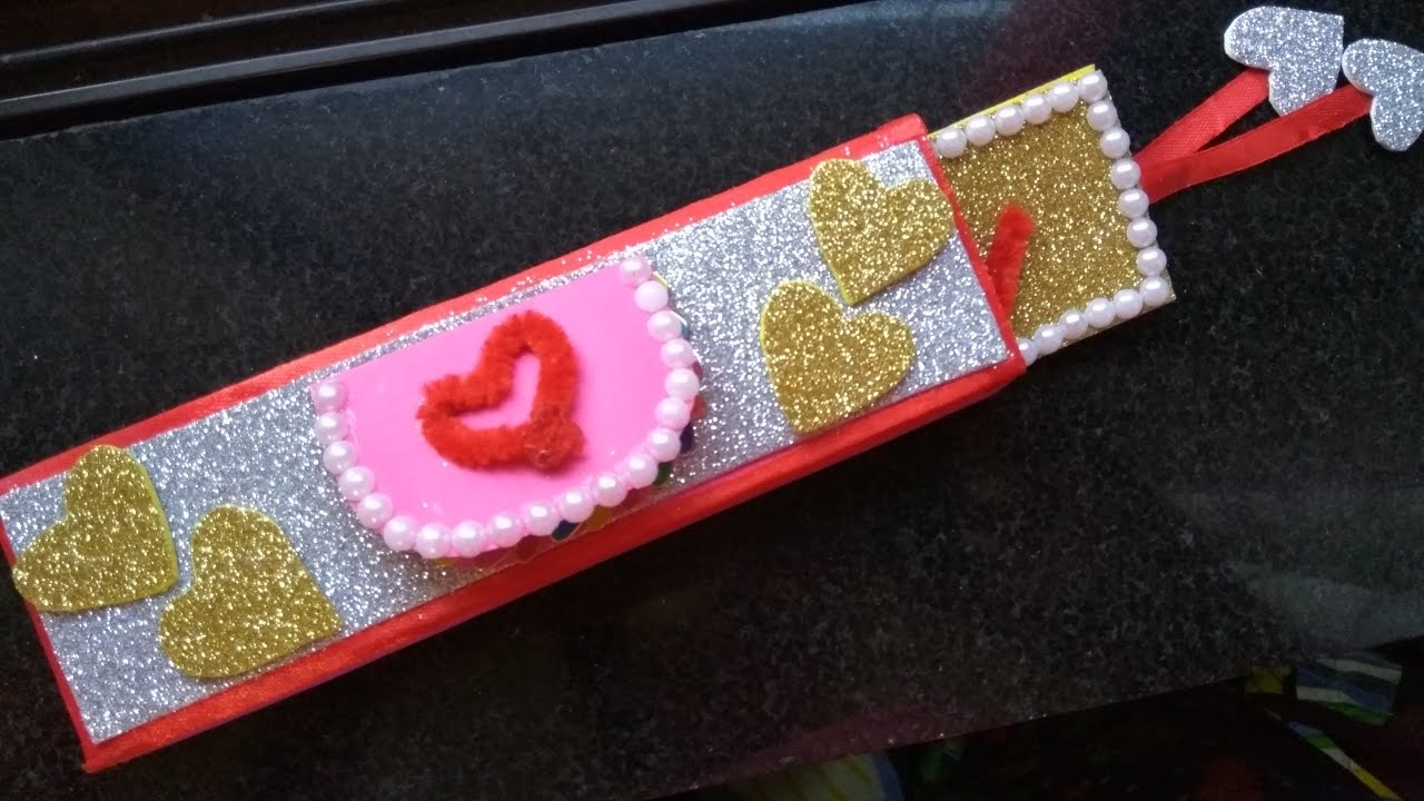 DIY Valentine day unique card cum gift | Love card | best out of waste ...