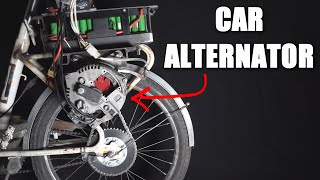 Building an Alternator Powered Bike  Part 2