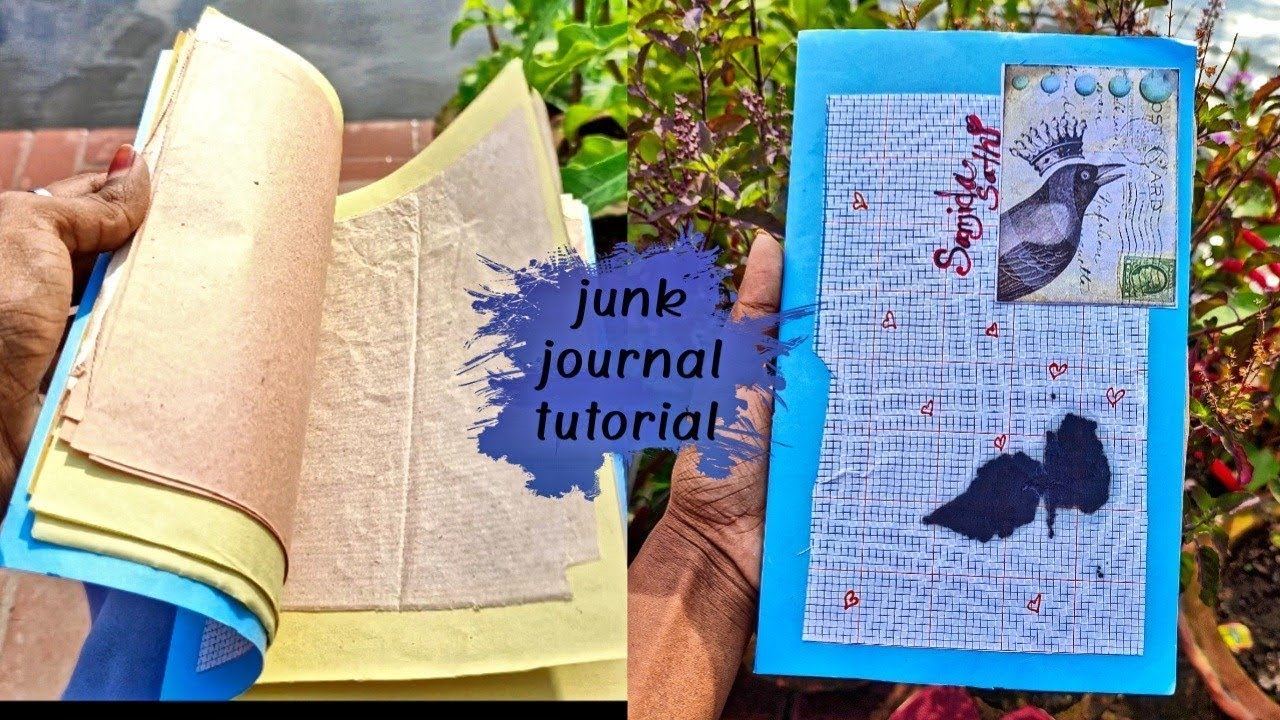 How to make a junk journal step by step tutorial - YouTube