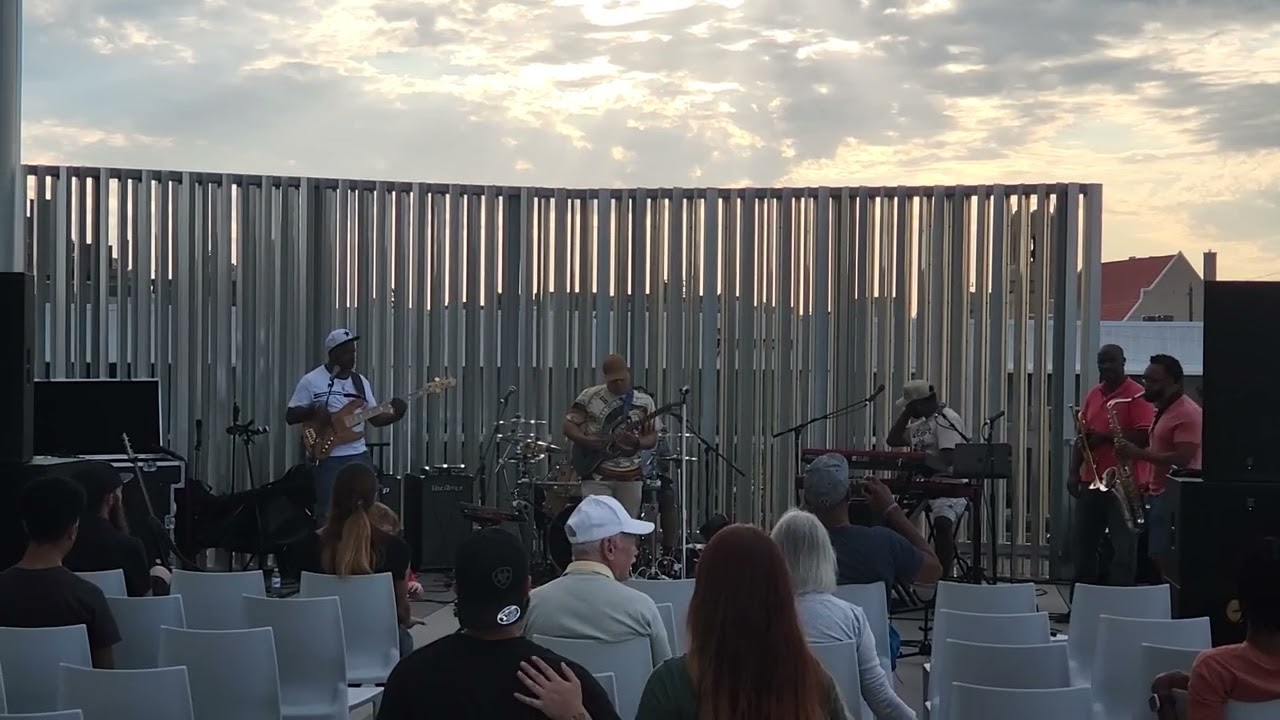 Oklahoma Contemporary porch reception