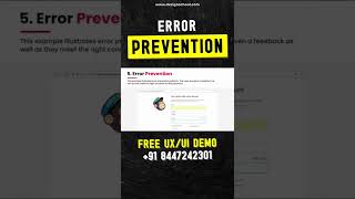 Heuristic Evaluation | Error Prevention  #learnux #uxdesign #uxschool #uxcourse #uxcareer