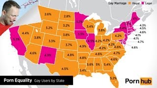 THE SOUTH WATCHES THE MOST GAY PORN IN THE USA