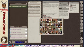 FGC Presents: FG Unity Beta Character Creation 101 - Part 7: Notes Tab