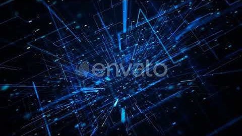 Fly Through Abstract of a Scientific Technology Data Binary Code Network Conveying | Motion Grap...