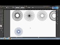 Adobe Illustrator - Trabajando con la herramienta elipse y rotar.