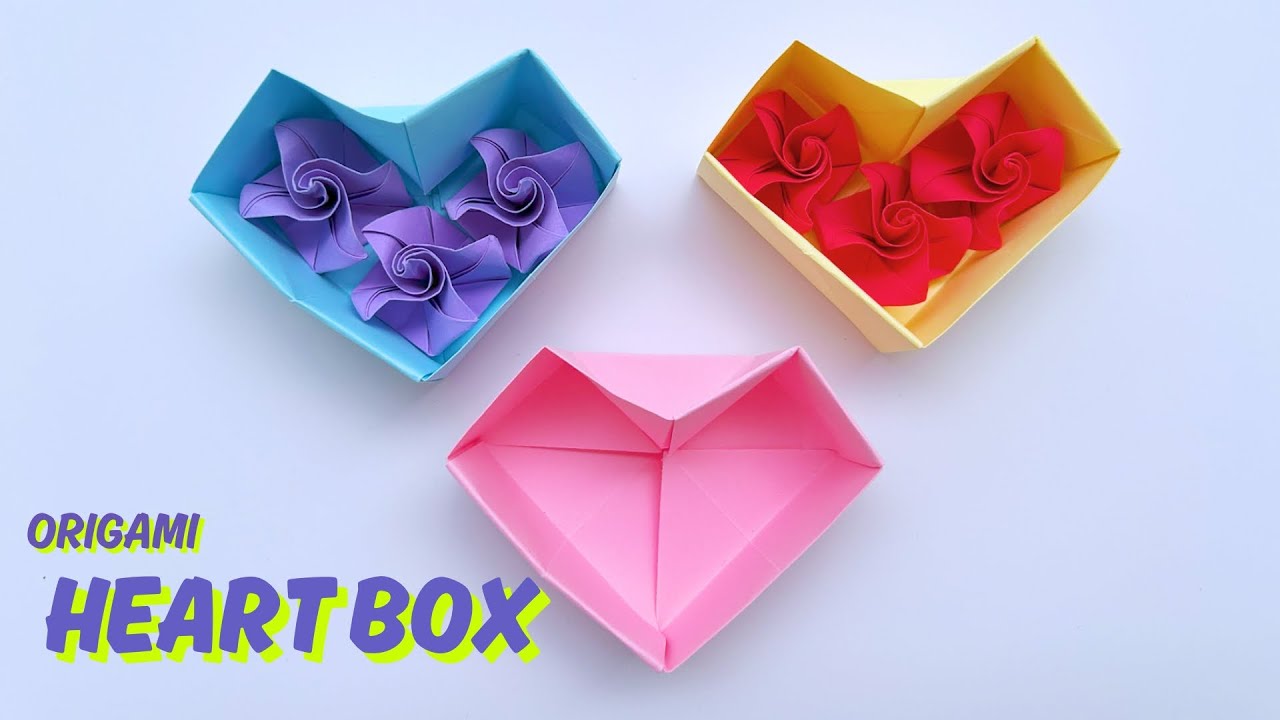 ❤️ HEART BOX | Paper Easy Craft【Origami】 - YouTube