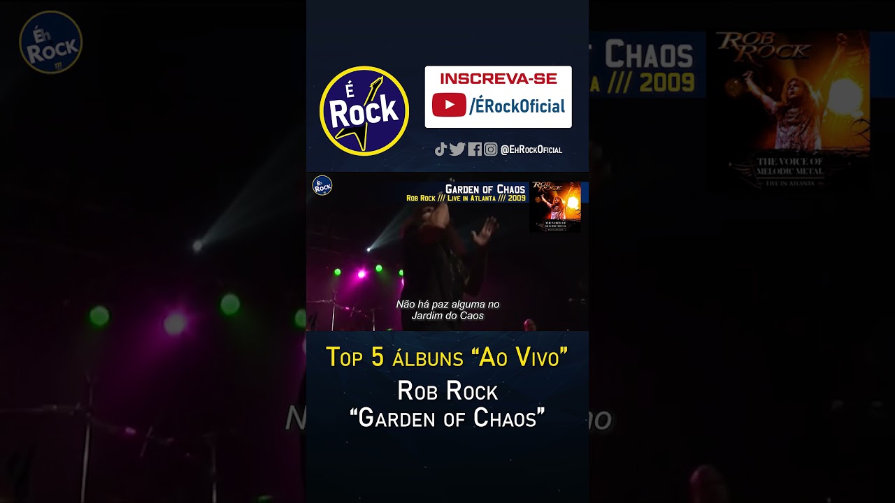"Top 5 álbuns Ao Vivo" - Rob Rock - "Garden of Chaos"
