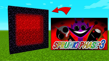 How To Make A Portal To The SPRUNKI Phase 3 Dimension in Minecraft PE