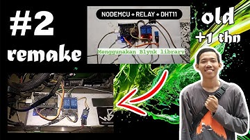 REMAKE SAKLAR DIGITAL MENJADI ON-OFF OTOMATIS - IoT Part 2 with NodeMCU ESP8266, Relay, Volt Sensor