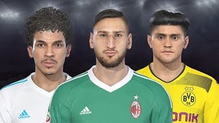 PES 2018 Data Pack 2.0 | New and Updated Faces
