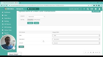 How to upload a bank statement (CSV) on Nomisma bookkeeping