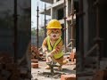 A cat is a builder #shorts #cute #animals