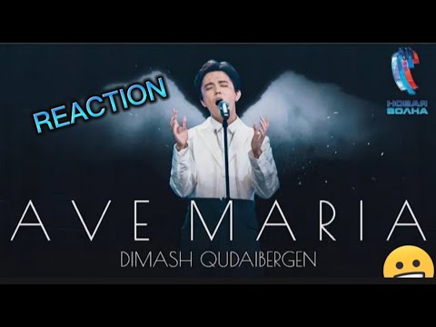 DIMASH AVE MARIA REACTION #reactionvideo #dimash #reaction #singer