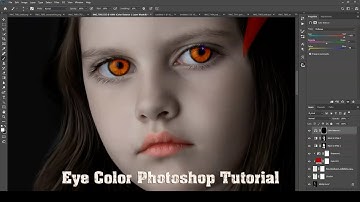 Change the eye colour in Photoshop Tutorial | How to Create Multi-Color Eyes