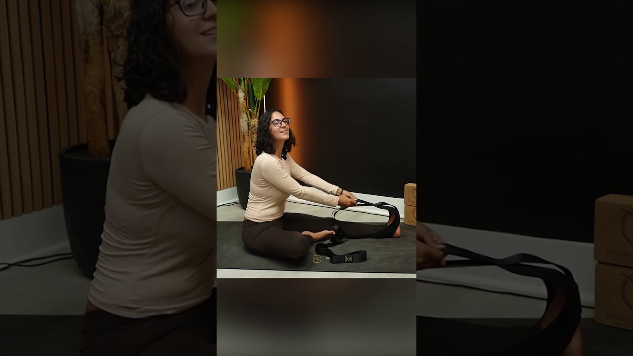 The Guided Stretch Yoga Strap makes stretching more accessible with loops that extend your reach!