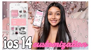 *iOS 14* CUSTOMIZATION + WHATS ON MY IPHONE 11?! | pink & white, travel + vintage aesthetic
