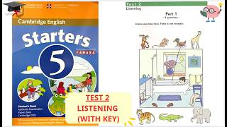 STARTERS 5 TEST 2 (WITH ANSWER KEY) #english #cambridgeenglish