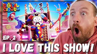 THE AMAZING DIGITAL CIRCUS - Ep 2: Candy Carrier Chaos! (FIRST REACTION!!!)