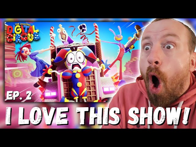 THE AMAZING DIGITAL CIRCUS - Ep 2: Candy Carrier Chaos! (FIRST REACTION!!!) class=