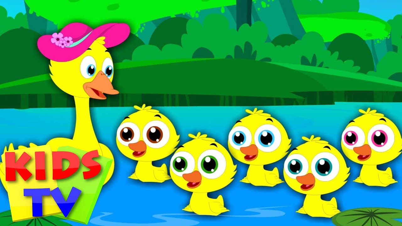 Five Little Ducks | Nursery Rhymes | Kids tv Songs ...
