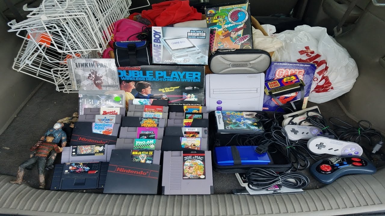 Live Video Game Hunting Flea Market Haul #13 | Awesome Nintendo Haul | Gameboy | Super Nintendo