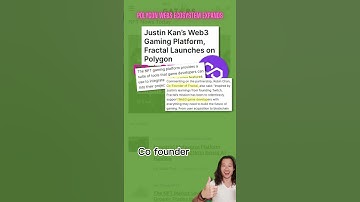 NFT News: Justin Kan’s Web3 Gaming Platform, Fractal Launches on Polygon. @JustinKanTV @0xPolygonTV