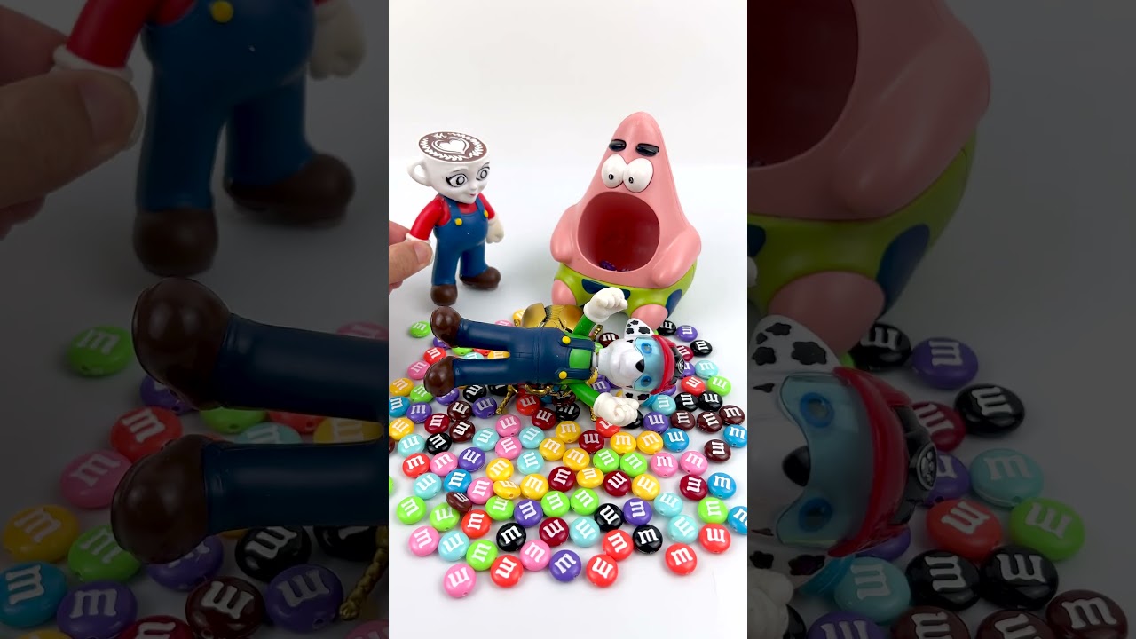 Satisfying Unboxing with Super Mario and pikachu ,Patrick star Cute Toys ASMR Video px #mario #toys