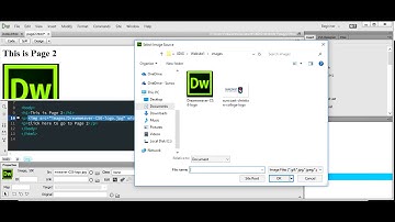 Dreamweaver Tutorial 1 - Creating a basic 2-page website