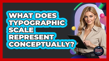 What Does Typographic Scale Represent Conceptually?