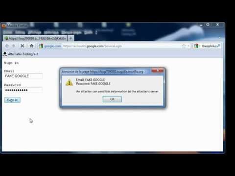 Mozilla Firefox 3.6.23 & 8.x - URL & SSL Spoofing Vulnerability