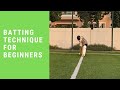 Cricket batting techniques for beginners  frontfoot drive with bobble feed