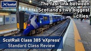 ScotRail Class 385 eXpress Review - The Fastest Route Between Edinburgh and Glasgow!
Hello, and welcome back to another train trip report on my channel.
In this video I will be travelling on-board a ScotRail UK Class 385 unit from Edinburgh Waverley to Glasgow Queen Street.
This train operates the premier service between Scotlands two biggest cities, and so I was keen to try it out, and see what ScotRail has to offer between these major destinations.
Enjoy the video. :)
#Class385 #ScotRail #tripreport
Journey Details:
Origin: Edinburgh Waverley
Destination: Glasgow Queen Street
Company: Abellio ScotRail
Train: UK Class 385 AT200
Accommodation: Standard Class Seat (2nd)
Distance: 47 miles / 76 kilometres
Price: £8.90 / €10.75 / $11.65
Time: 0h47m
Find me elsewhere:
https://superalbs.weebly.com/
https://twitter.com/superalbs/
https://www.instagram.com/superalbstravels/
https://www.facebook.com/superalbstravels/ ScotRail Class 385 eXpress Review - The Fastest Route Between Edinburgh and Glasgow!