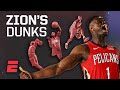 Zion Williamson is dunking more than anyone since Shaq at his peak | Signature Shots