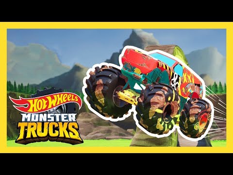 СПАСАЙТЕСЬ ОТ ОПОЛЗНЕВОГО БЕЗУМИЯ! 💥| Monster Trucks Island | @HotWheelsRussia +3