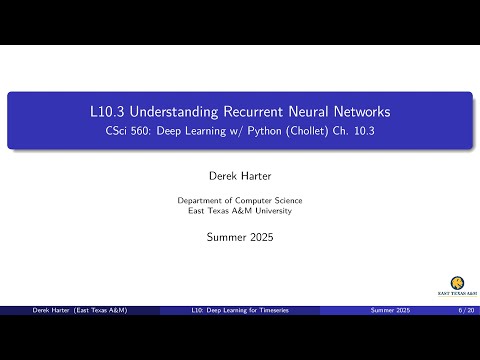 L10.3: Understanding Recurrent