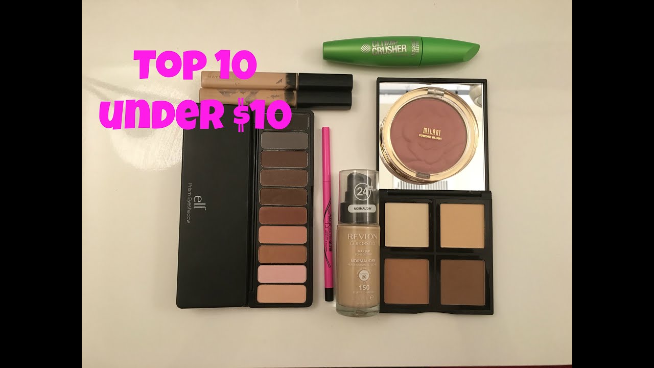 Top 10 Makeup Products Under $10