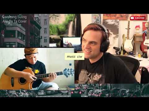 105 gitarnya Di Sulap Jadi Gamelan   Alip Ba Ta Reaction   Gambang Suling   Best Reaction teks Indo