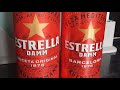 Estrella Damm taste test.