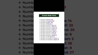 Human body Facts #easyenglisheveryday #englishlearningclass #subscribemychannel